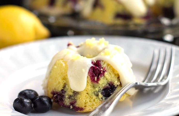 Lemon Blueberry Cakes And Lemony Cream Cheese Frosting Errens Kitchen