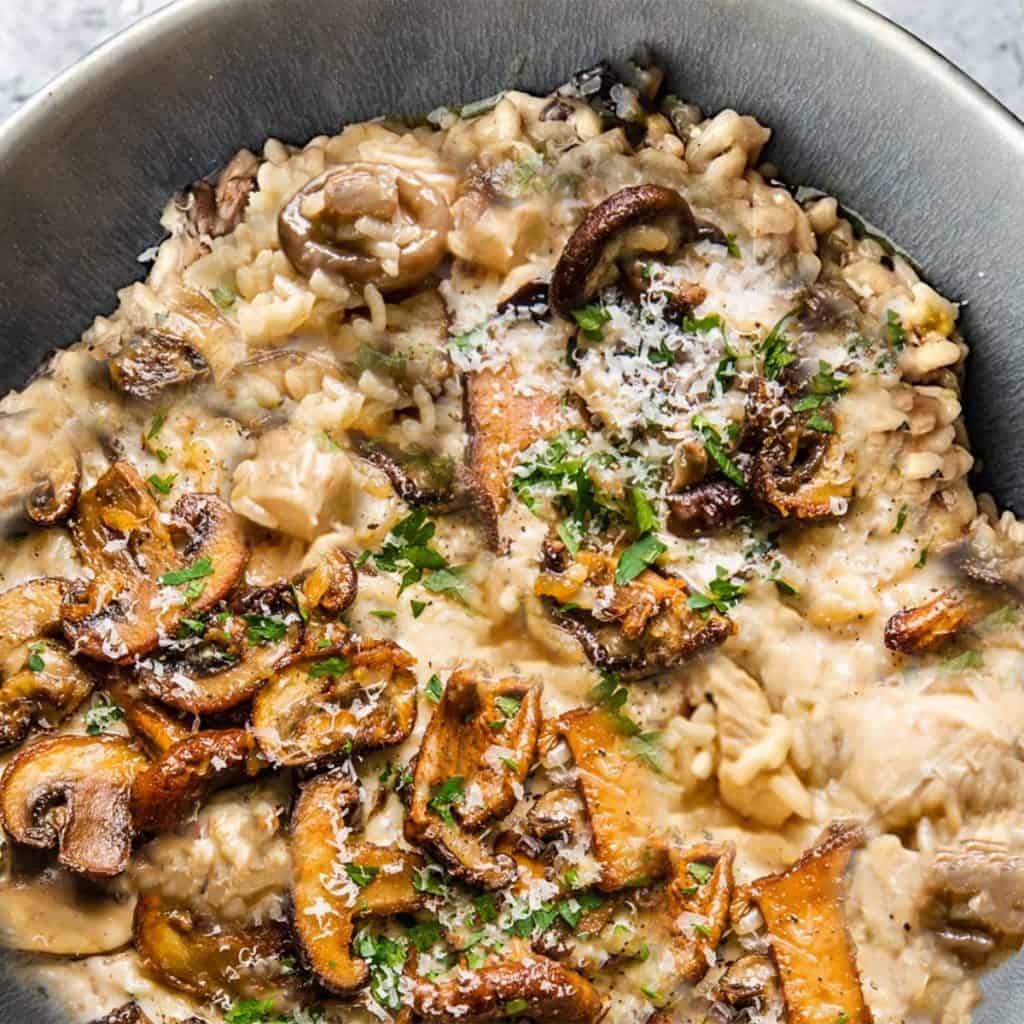 Chicken & Mushroom Risotto | Erren's Kitchen