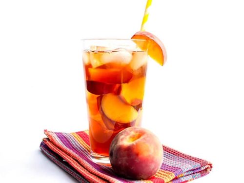 Peach Iced Tea from Scratch