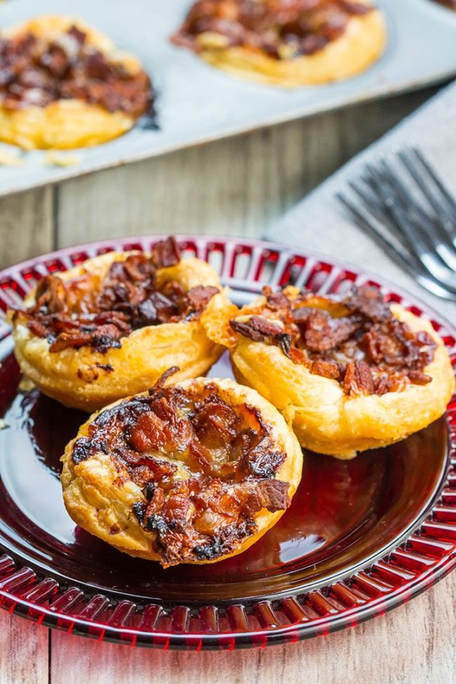 Cranberry Brie Tarts with Bacon & Red Onion Erren's Kitchen