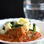 Sicilian Lamb - Erren's Kitchen - This recipe is cooked in a fresh tomato & red pepper sauce. It's packed with flavor and and the perfect pick-me-up on a cold day.