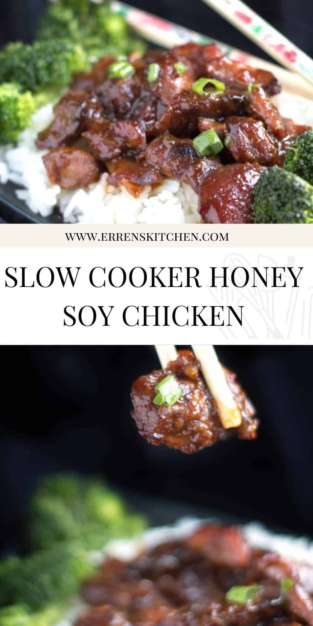 Slow Cooker Honey Soy Chicken Erren's Kitchen