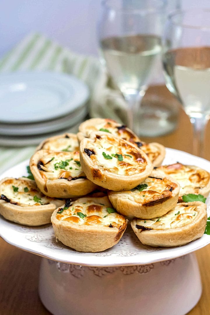 Feta and Caramelized Onion Tarts | Erren's Kitchen