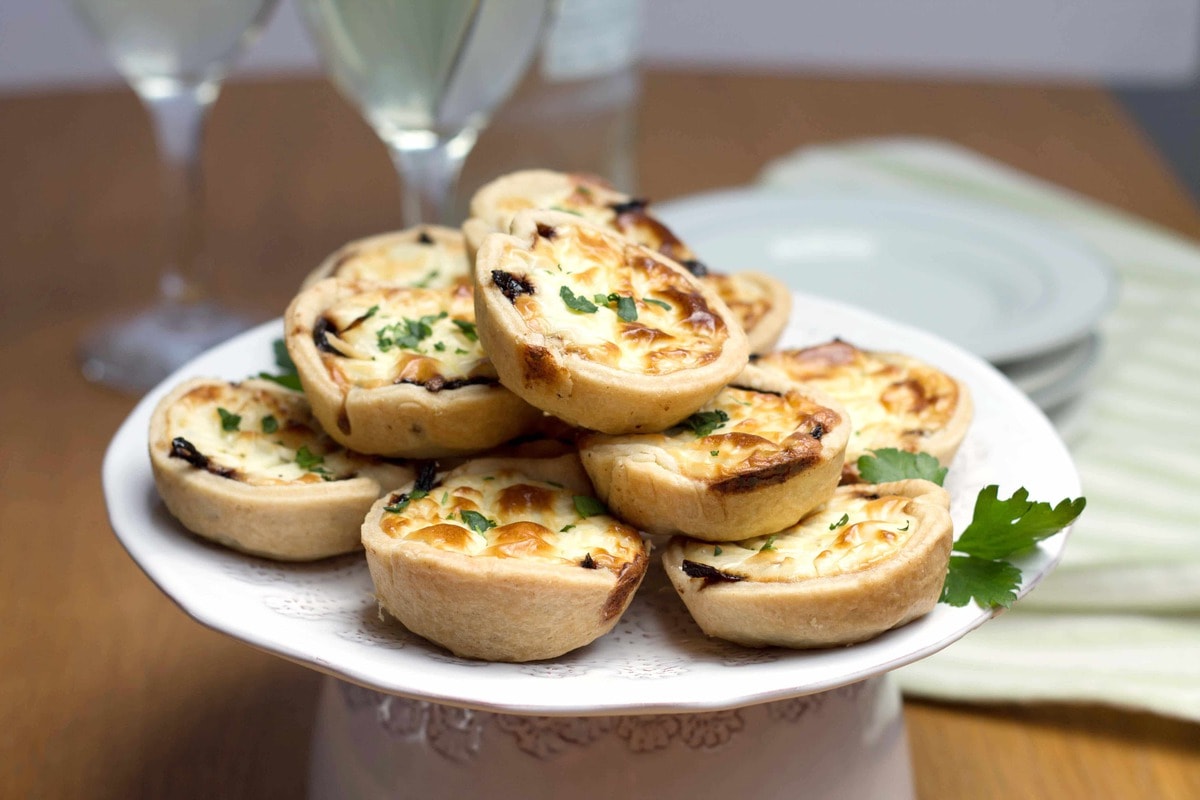 Red Onion & Feta Tarts - Erren's Kitchen