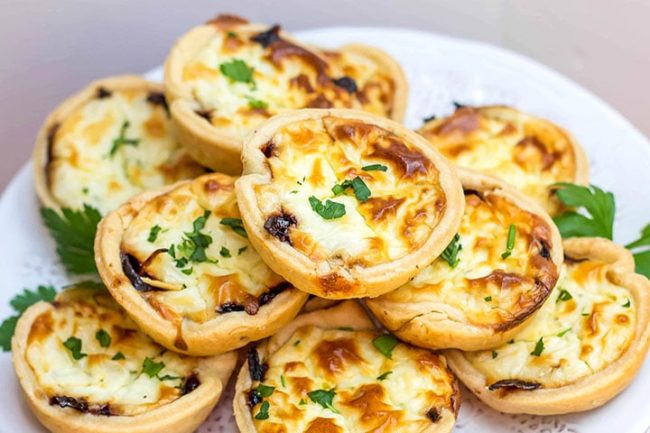 Feta and Caramelized Onion Tarts - Erren's Kitchen