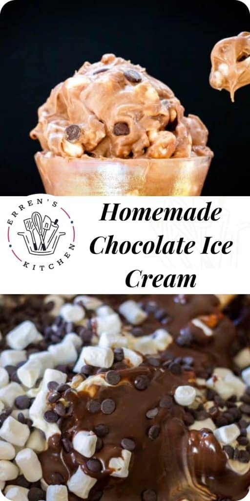 Homemade Chocolate Ice Cream - Erren's Kitchen