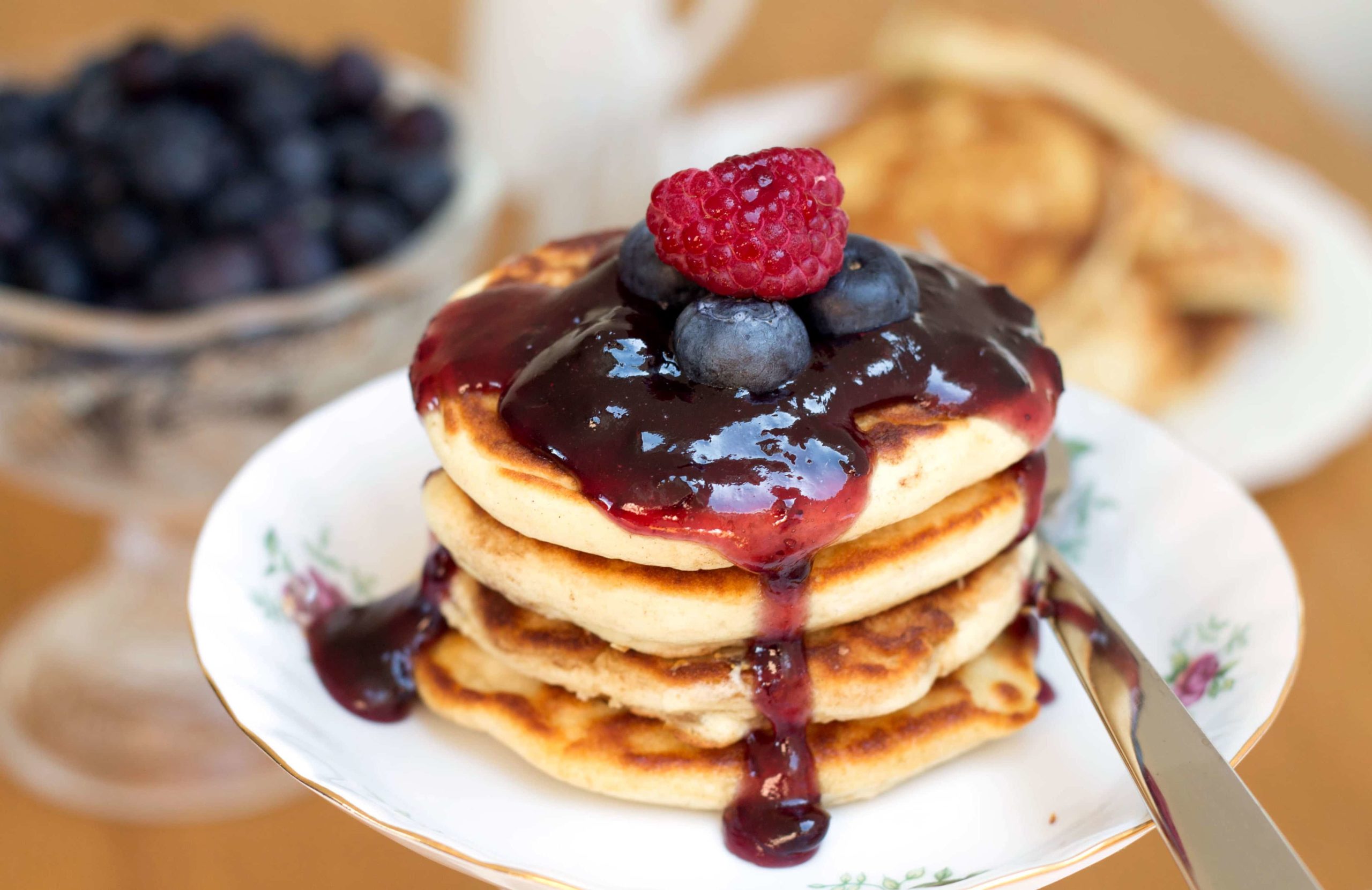 Scotch Pancakes - This dish is perfect for breakfast or a served for brunch.