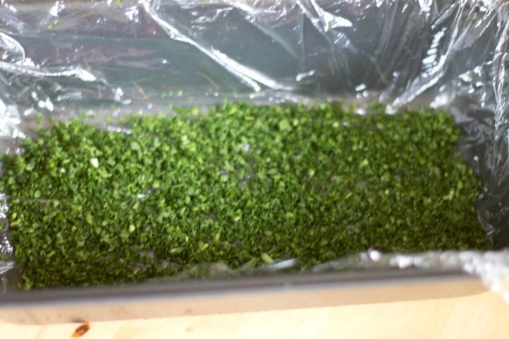 chopped herbs 