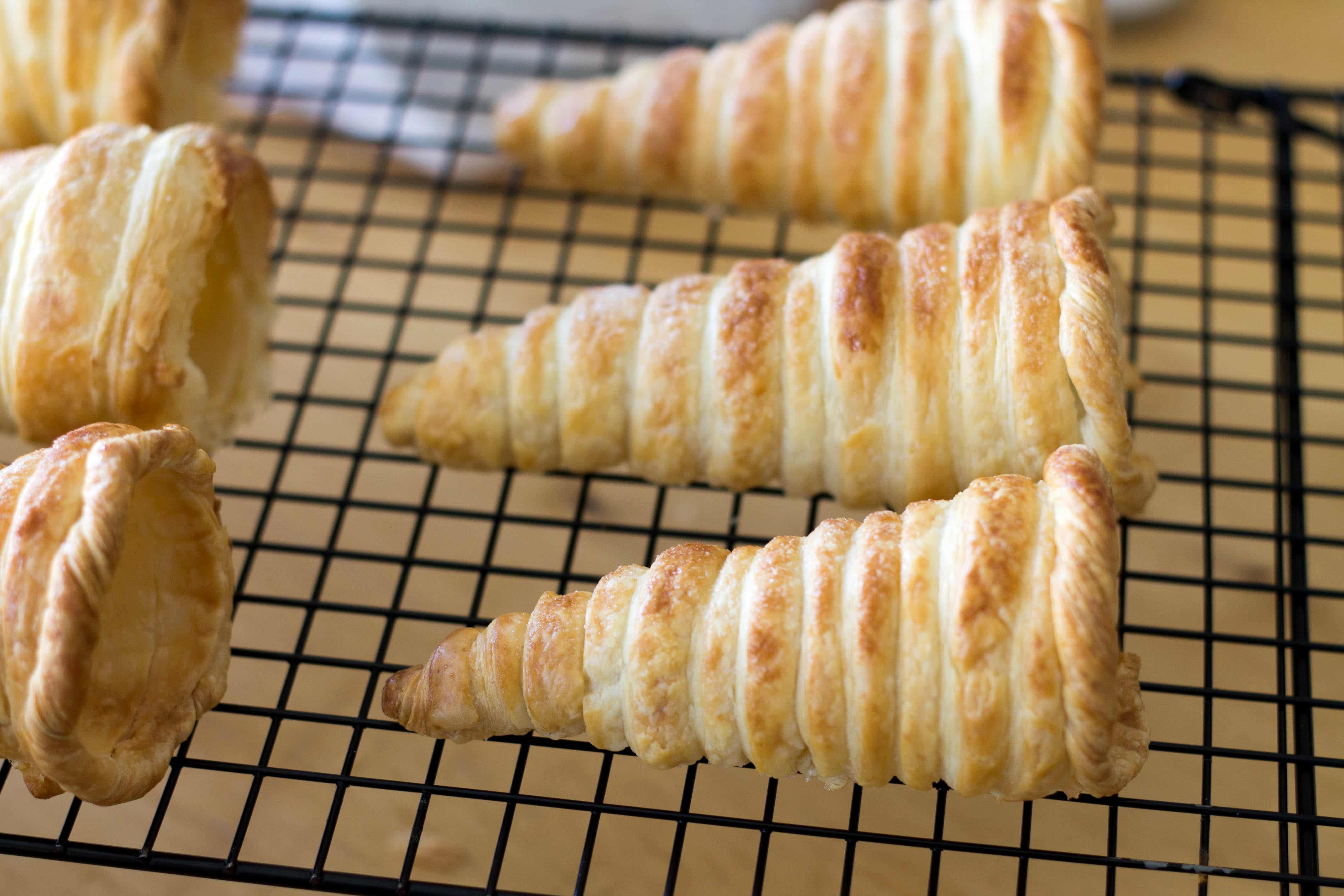 cook puff long to pastry how Kitchen Erren's Dark  Cream Chocolate Horns