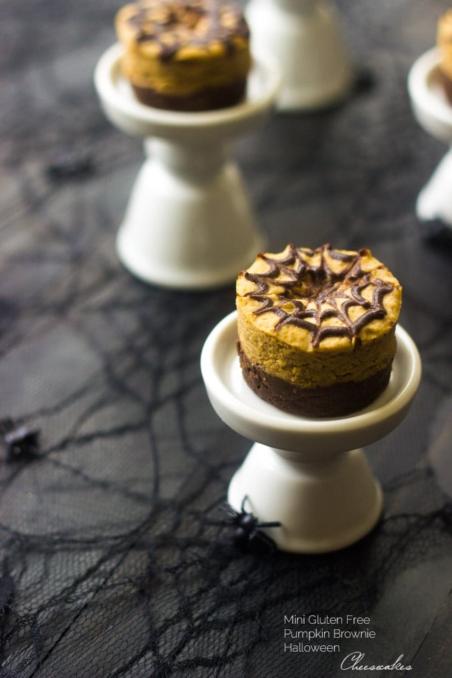 Pumpkin Mini Cheesecakes