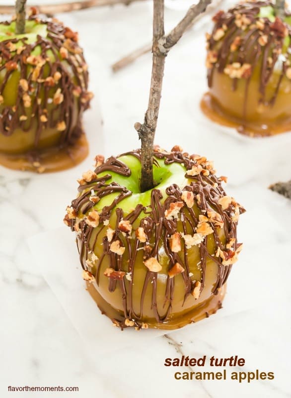 Salted Turtle Caramel Apples