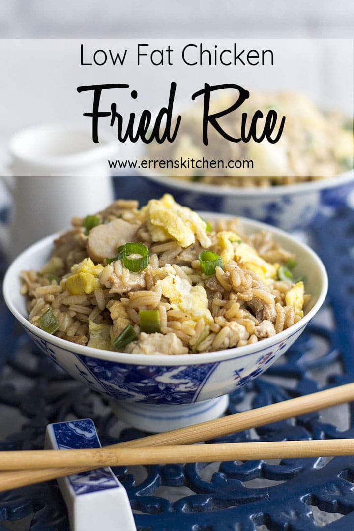 Low Fat Chicken Fried Rice - Erren's Kitchen