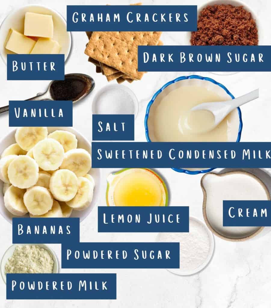 all of the ingredients for this recipe laid out on a table