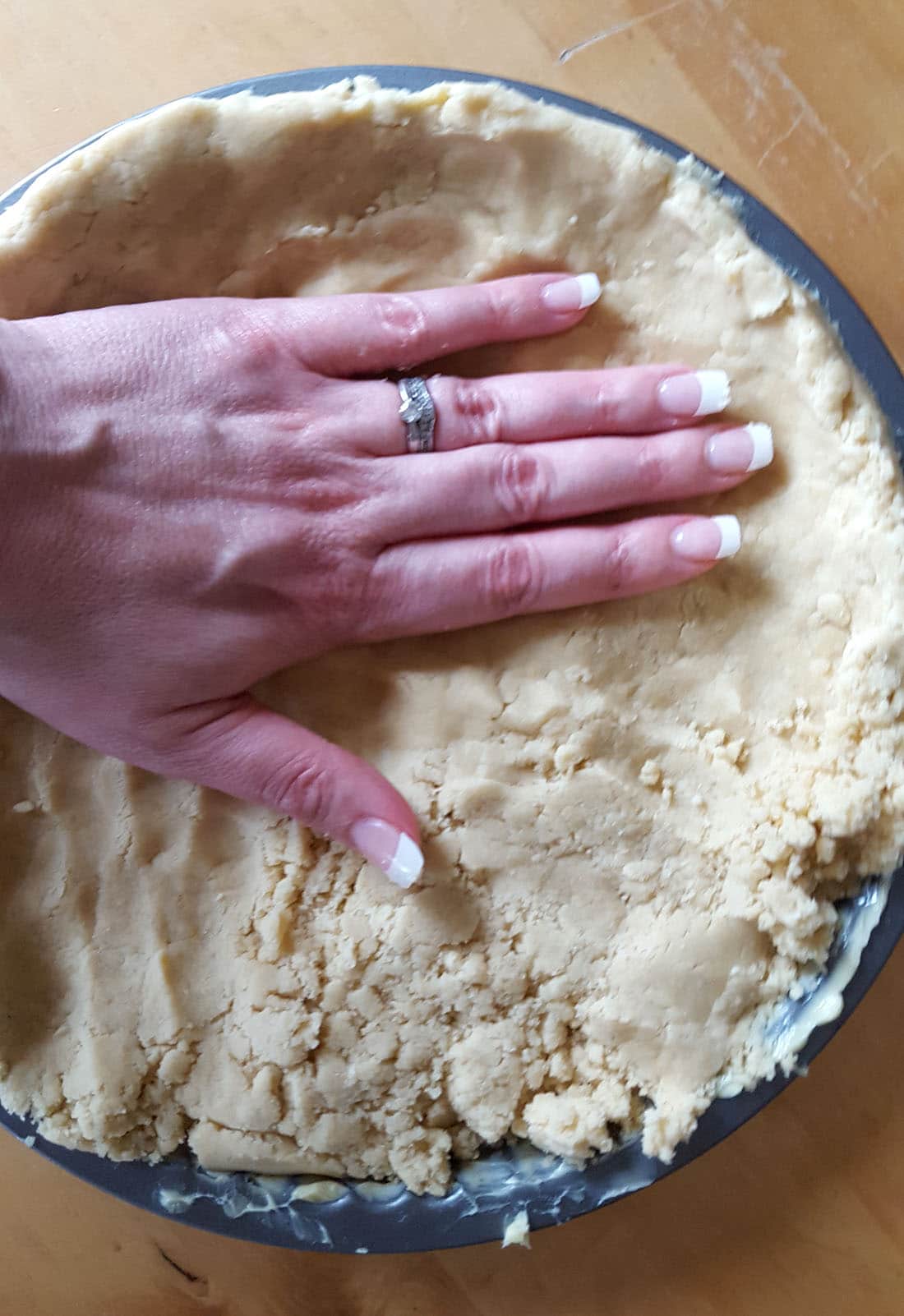 Blueberry Lemon Shortbread Tart