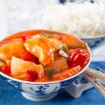 Sweet and Sour Chicken - Erren's Kitchen - This homemade recipe is so much better than take out. It's great with rice or noodles!