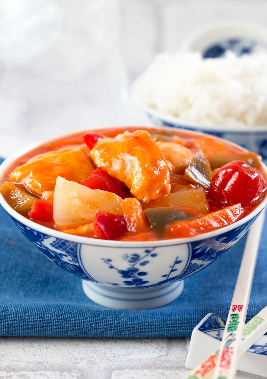 Sweet and Sour Chicken - Erren's Kitchen - This homemade recipe is so much better than take out. It's great with rice or noodles!