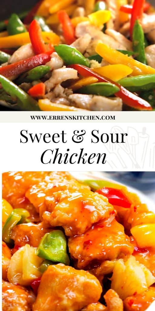 Sweet Sour Chicken with Pineapples - Erren's Kitchen