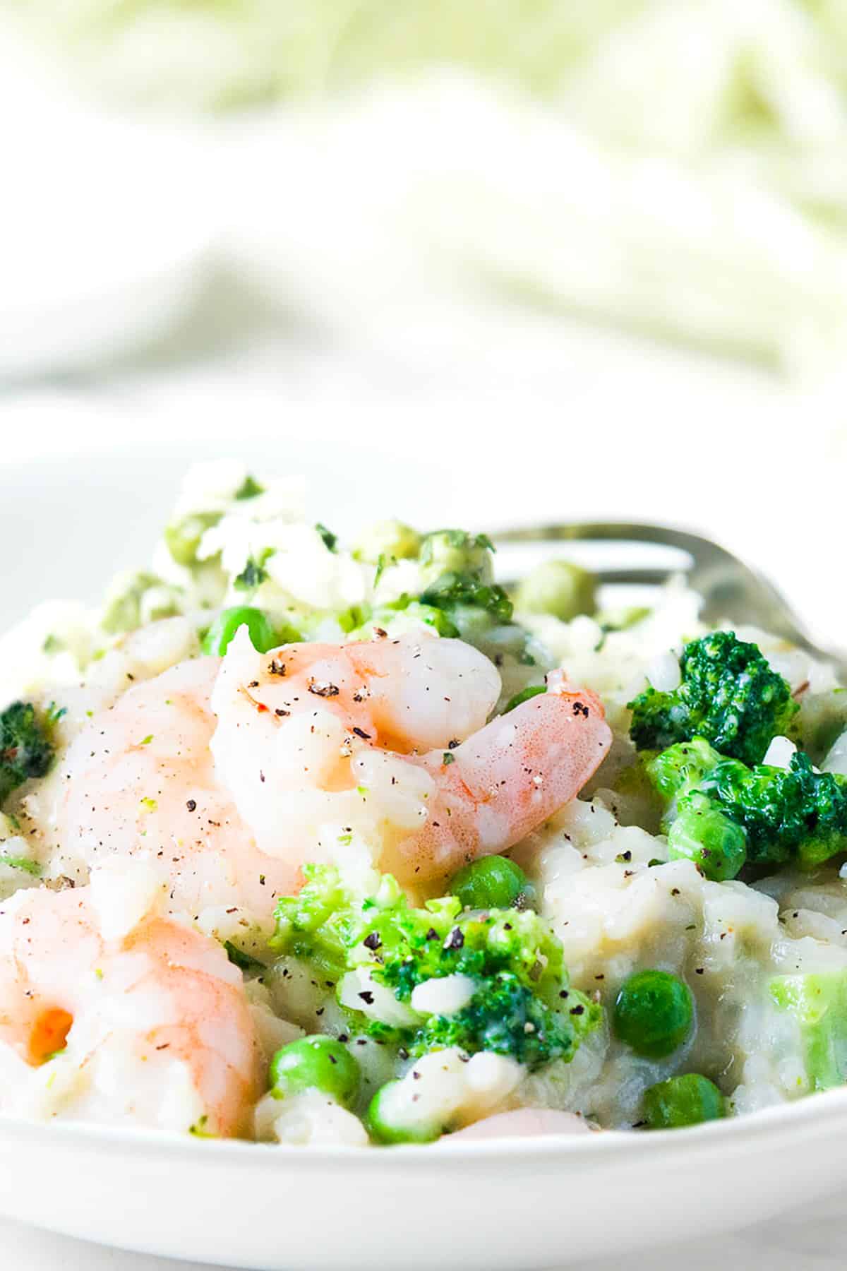 Mushroom Parmesan Shrimp Risotto Recipe