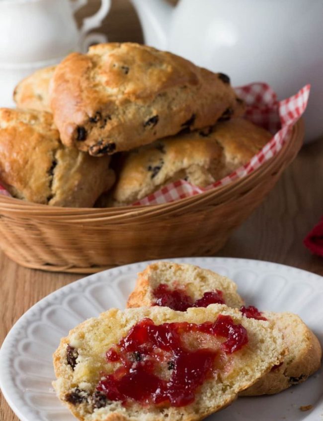 This classic British recipe for Raisin Scones are fantastic straight from the oven or split and toasted the next day.