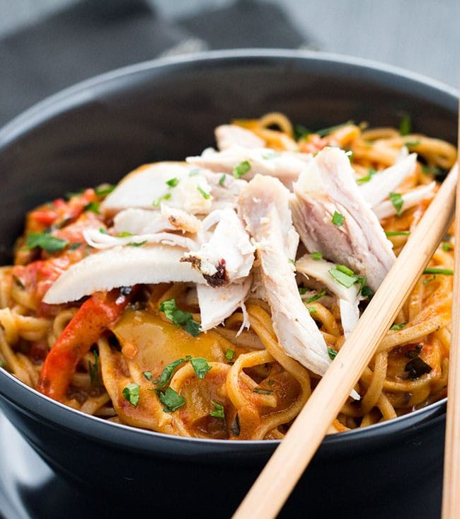 Thai Curry Noodles with Chicken