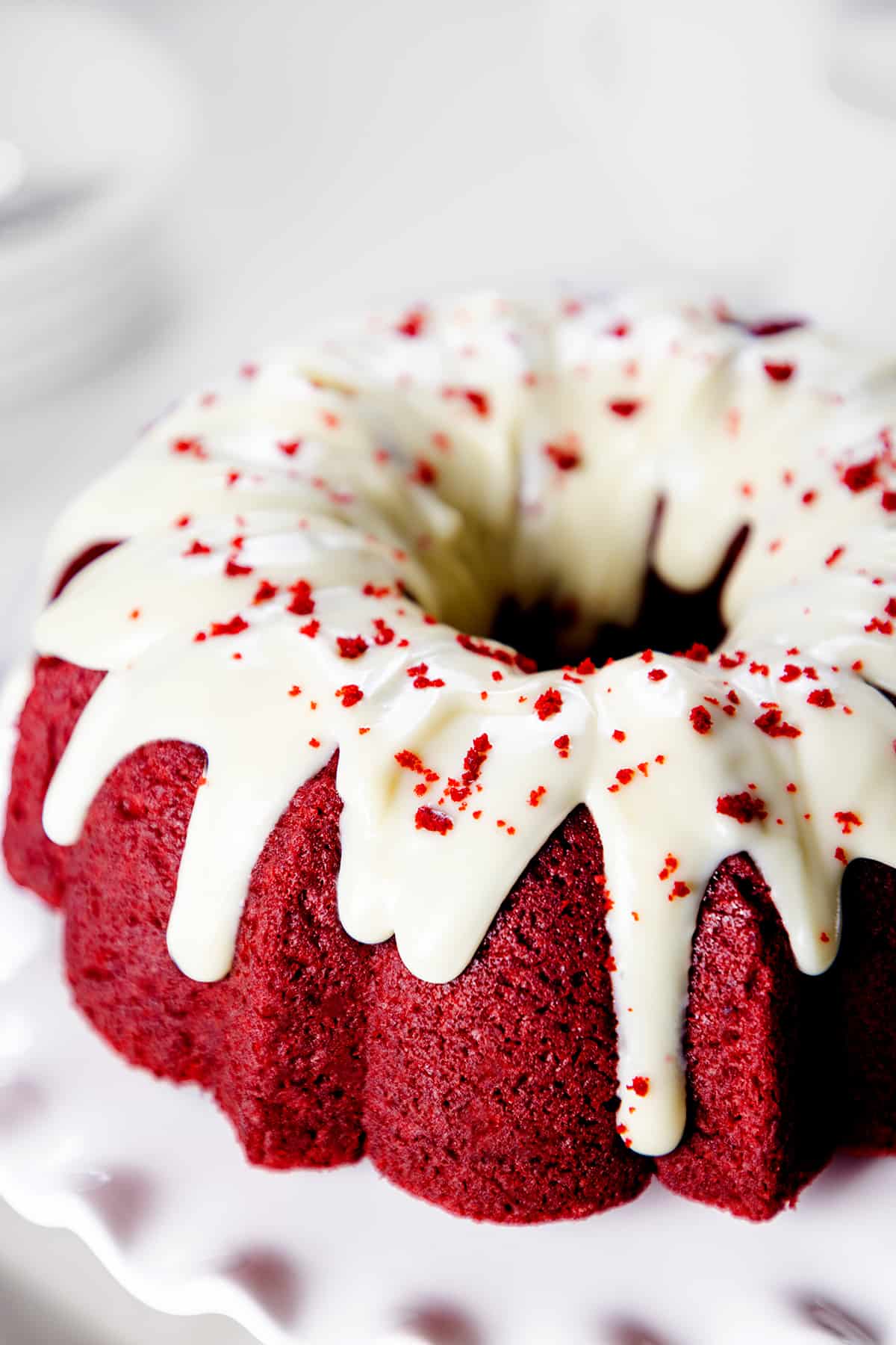 Super MOIST Red Velvet Bundt Cake