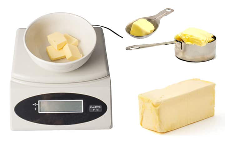 Grams of Butter to Cups Conversion (g to c) - Inch Calculator