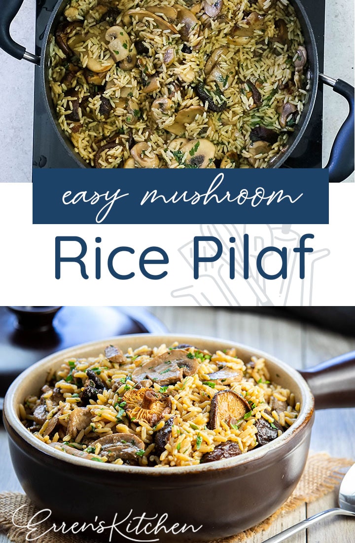 Easy Mushroom Rice Pilaf Erren's Kitchen