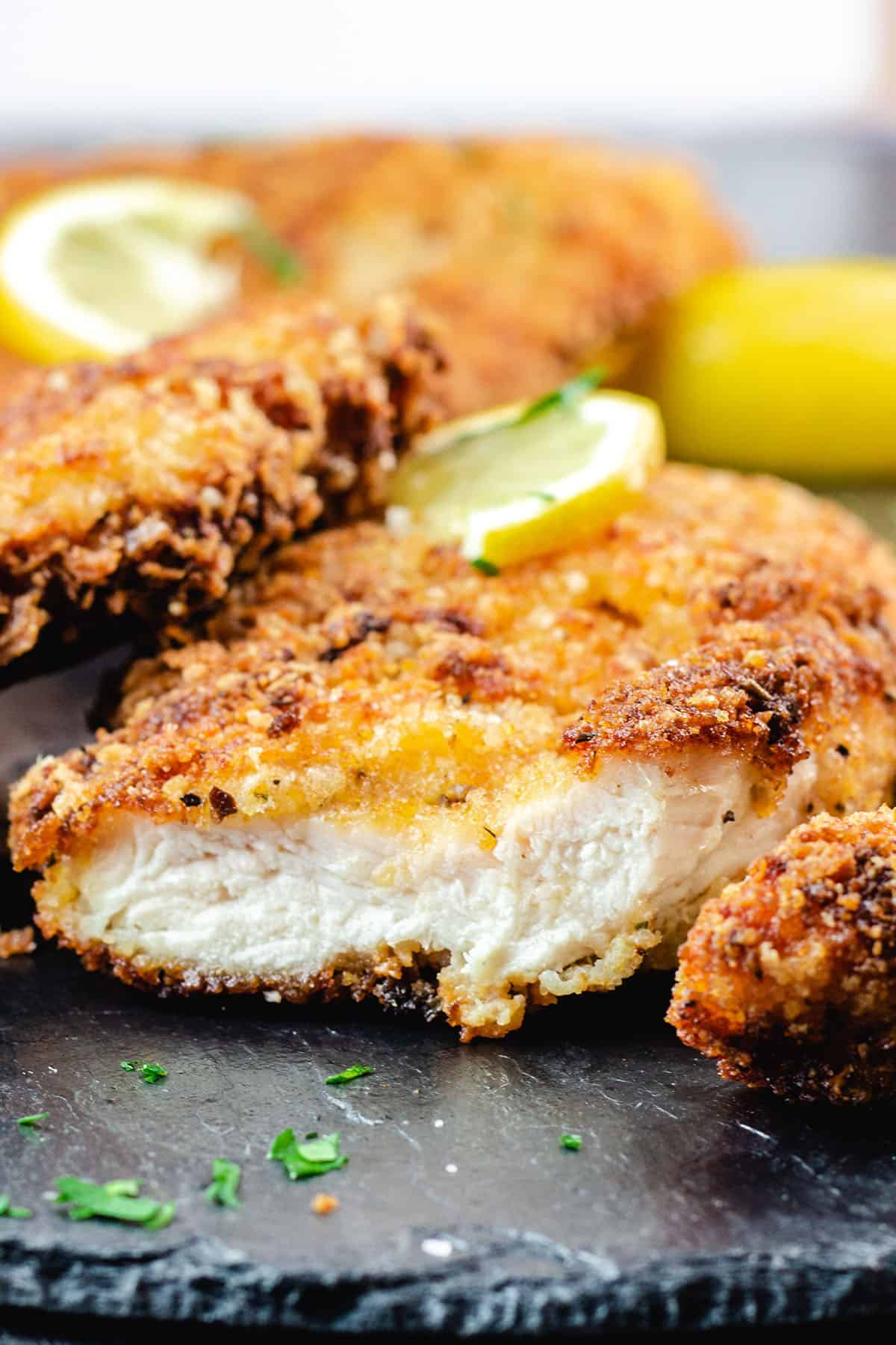 Italian Chicken Cutlets {Juicy and Tender}
