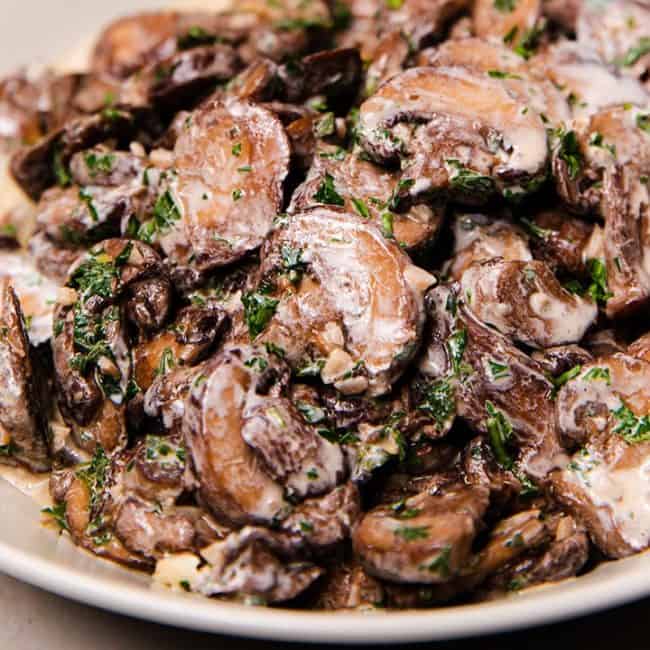 Creamy Garlic Mushrooms Erren S Kitchen