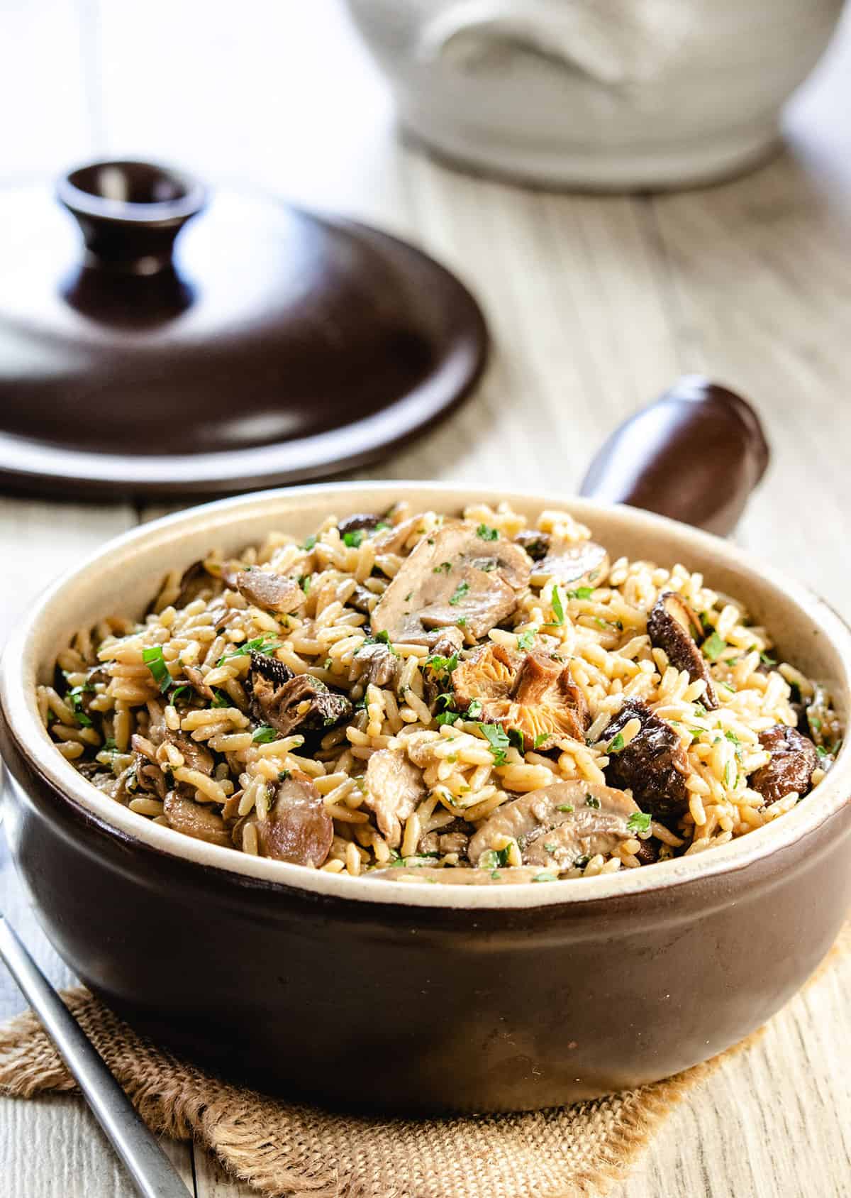 Easy Mushroom Rice Pilaf | Erren's Kitchen