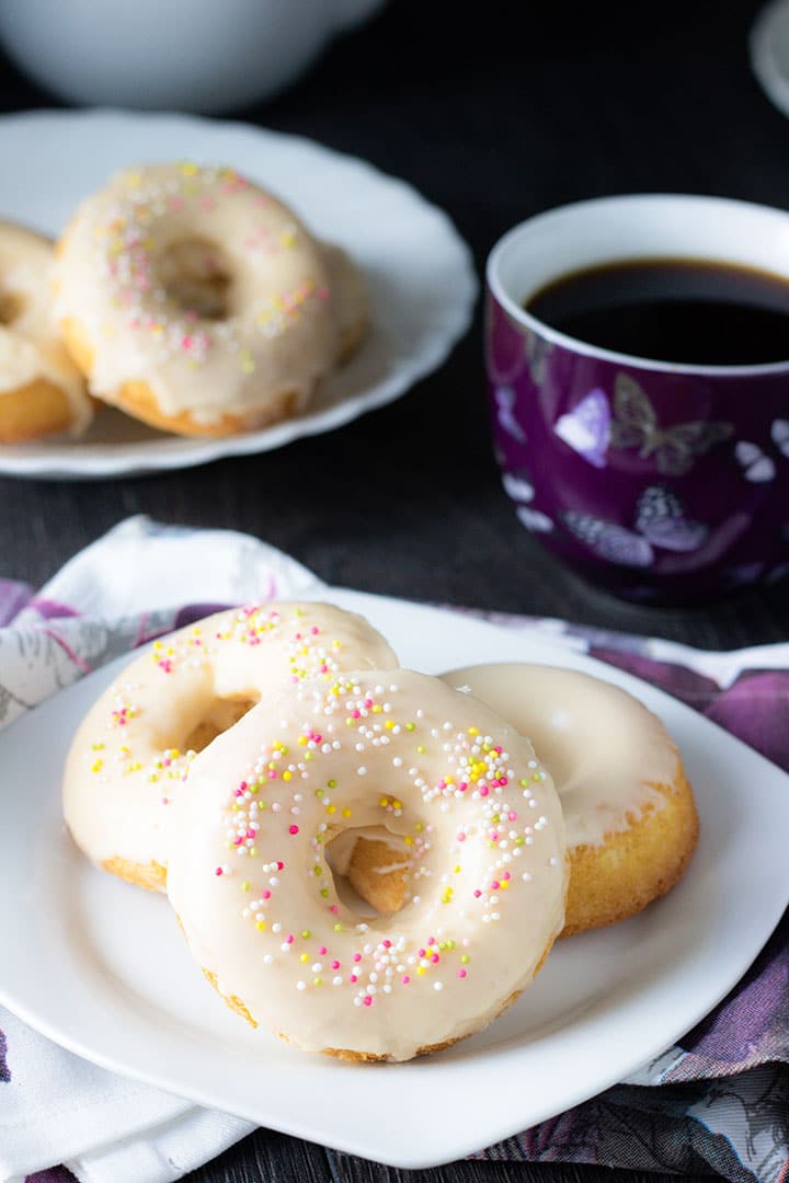 Baked Vanilla Donuts Errens Kitchen 0838