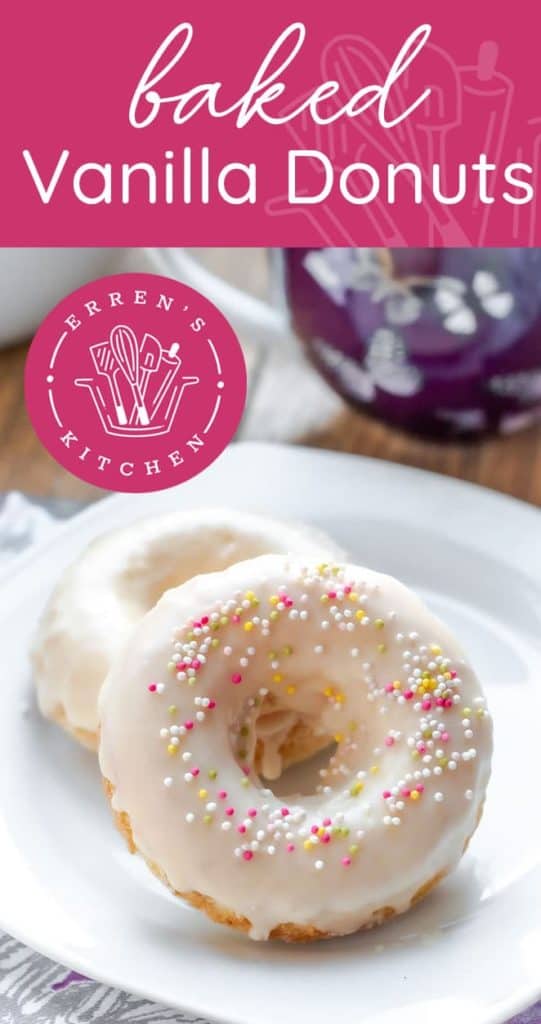 Baked Vanilla Donuts - Erren's Kitchen