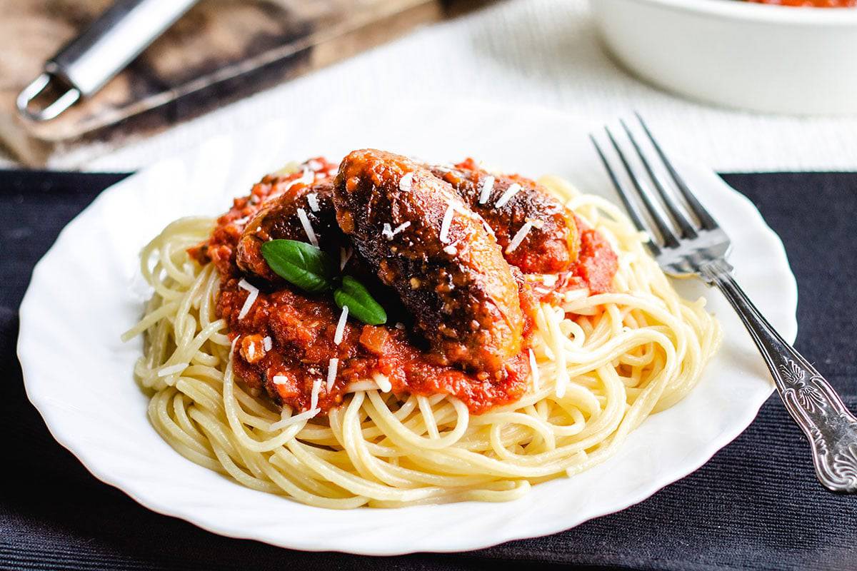 Spaghetti And Italian Sausage Erren S Kitchen