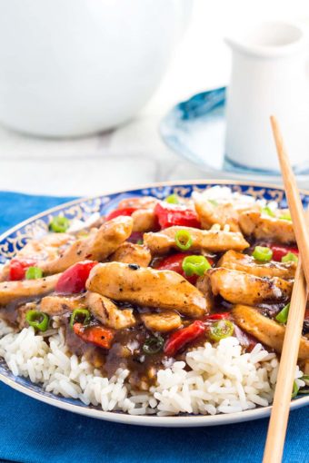 Chicken With Black Bean Sauce - Erren's Kitchen