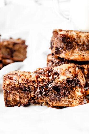 Chocolate Chip Blondies - Erren's Kitchen