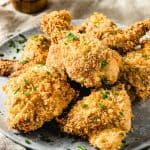 Homemade Oven Baked Fried Chicken Ready to Eat