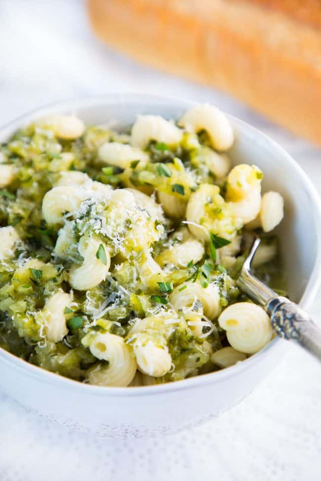 Pasta With Zucchini - Erren's Kitchen