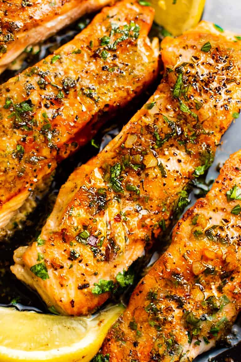 Buttery Garlic Salmon - Erren's Kitchen