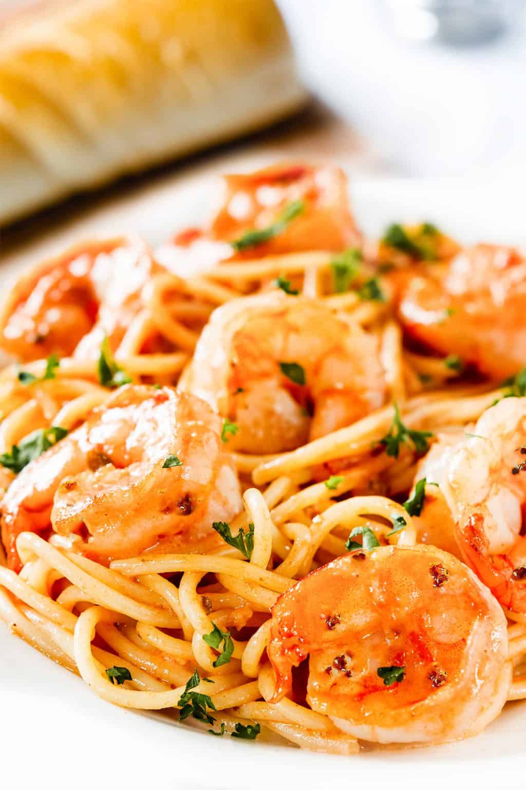 Spicy Shrimp Spaghetti - Erren's Kitchen