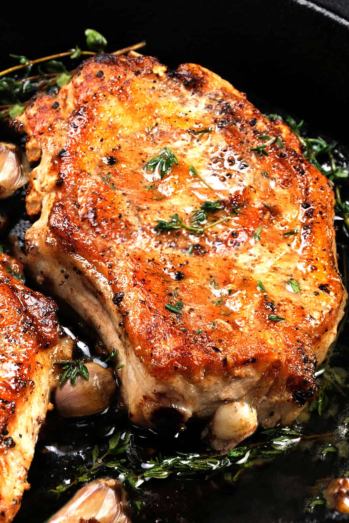 Cast Iron Skillet Pork Chops (with Veggies and Apples) - Two Kooks In The  Kitchen