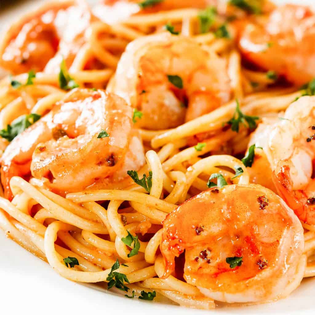 Spicy Shrimp Spaghetti Errens Kitchen