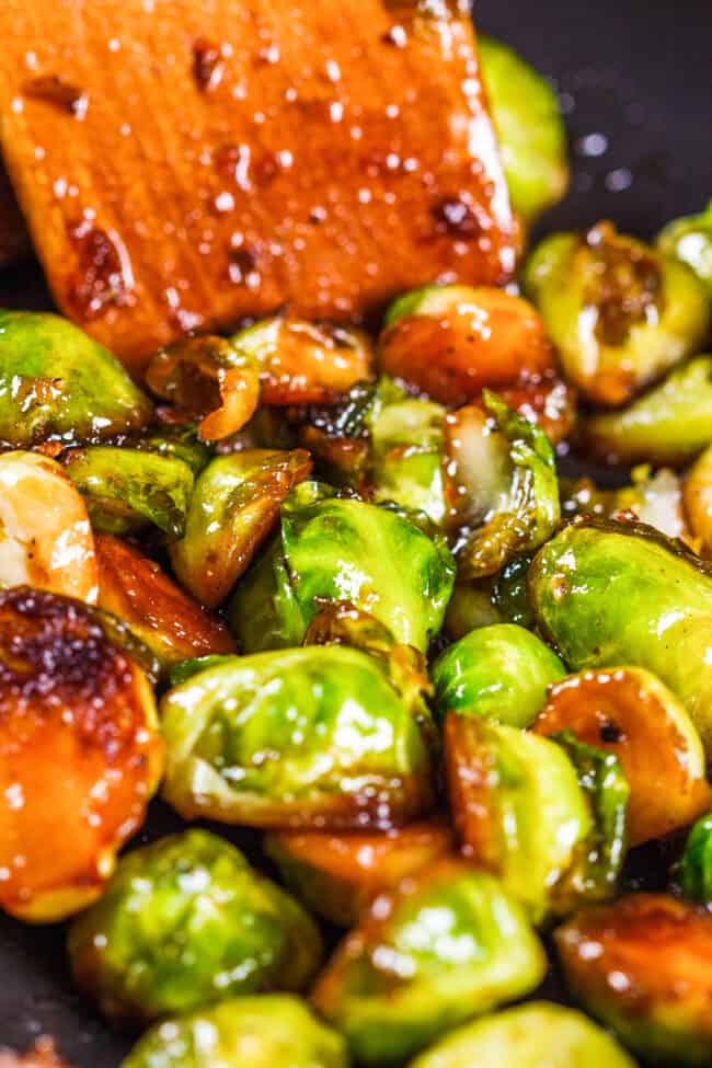 Honey Balsamic Brussels Sprouts Errens Kitchen