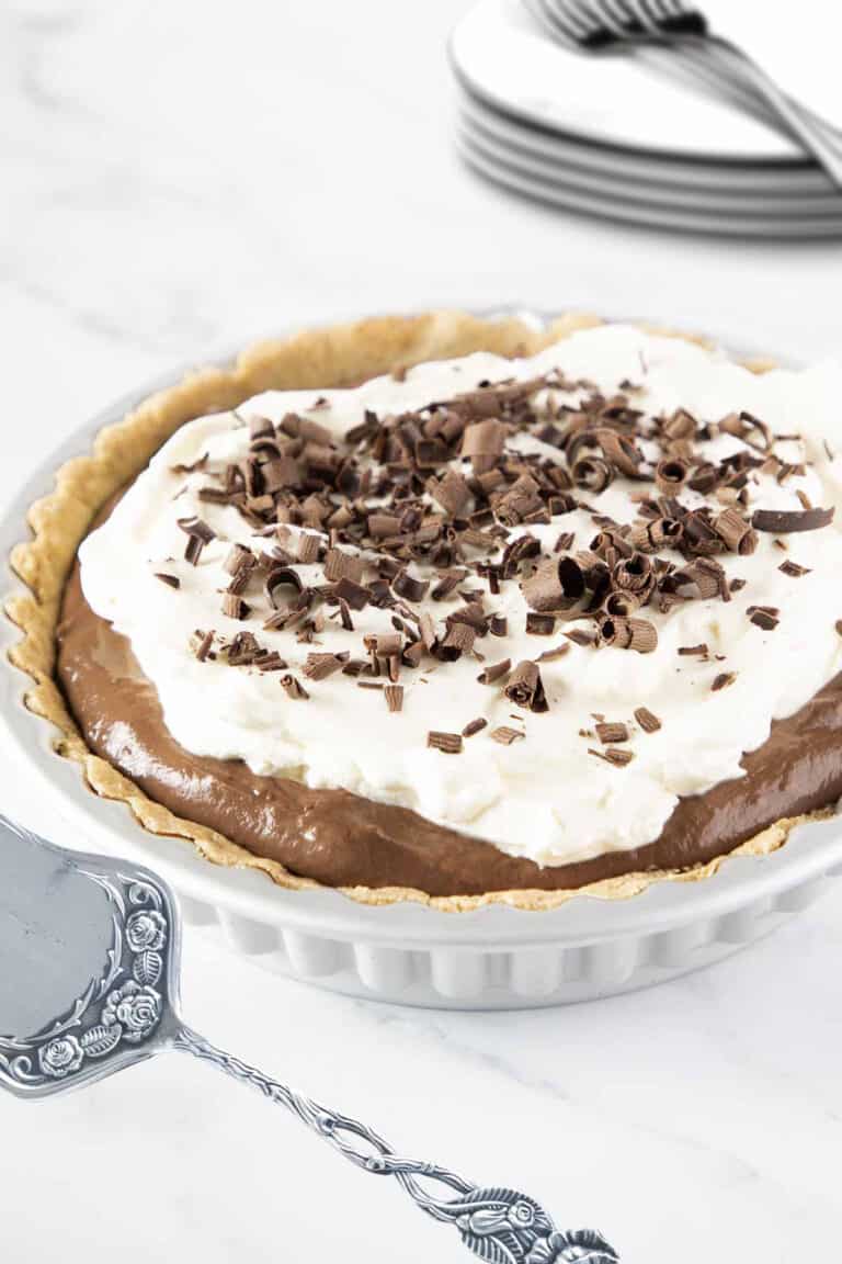 Chocolate Pudding Pie - Erren's Kitchen