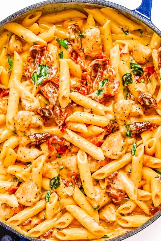 Chicken Sundried Tomato Pasta - Erren's Kitchen