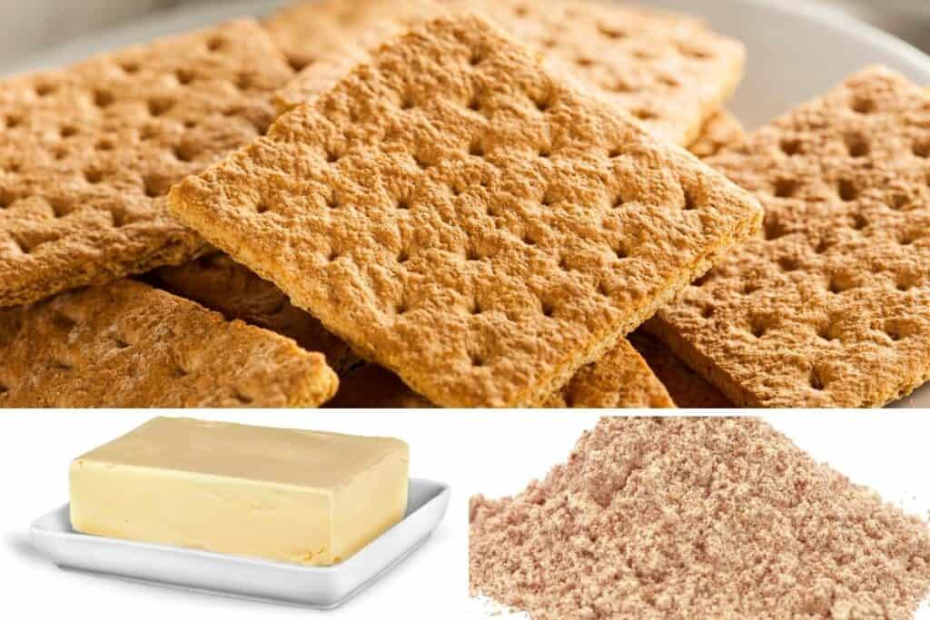 Graham Crackers, butter, and brown sugar