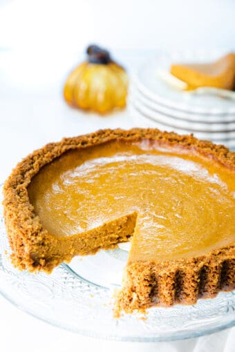 Pumpkin Pie With Graham Cracker Crust - Erren's Kitchen