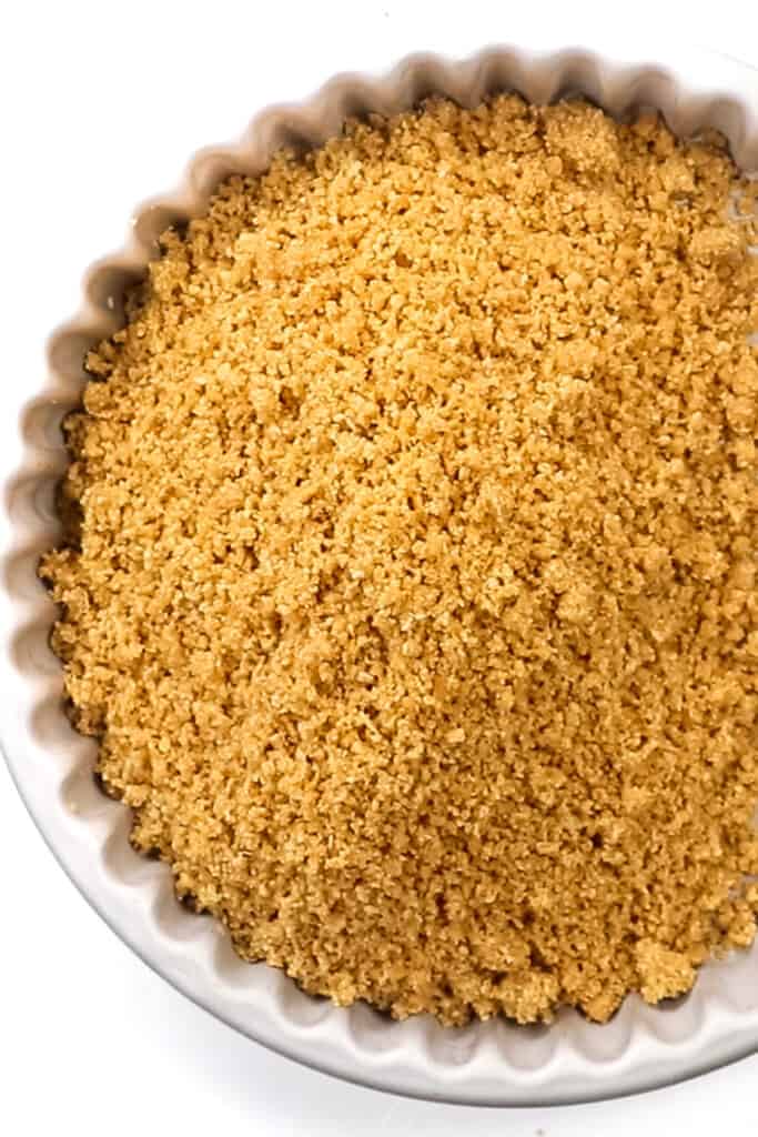 the Graham Cracker Crust mixture in plied a pie pan