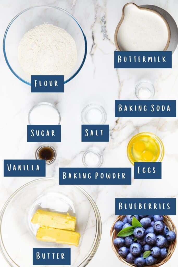 all of the ingredients for this recipe laid out on a table