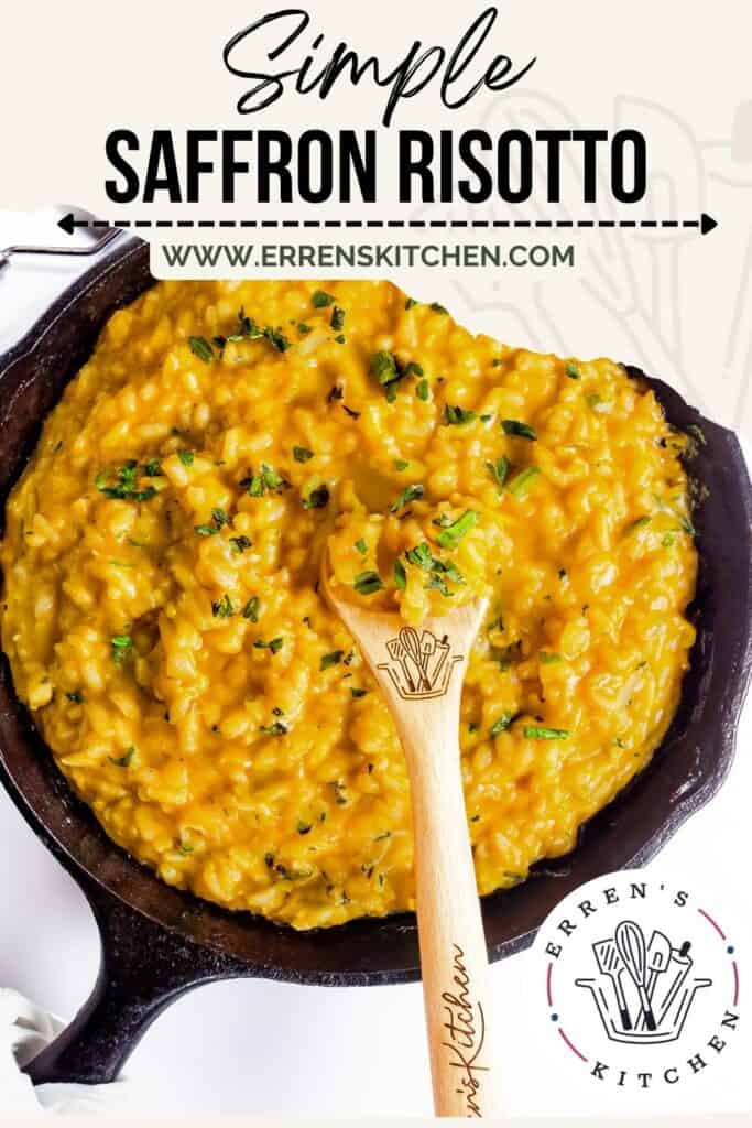 Easy Saffron Risotto - Erren's Kitchen