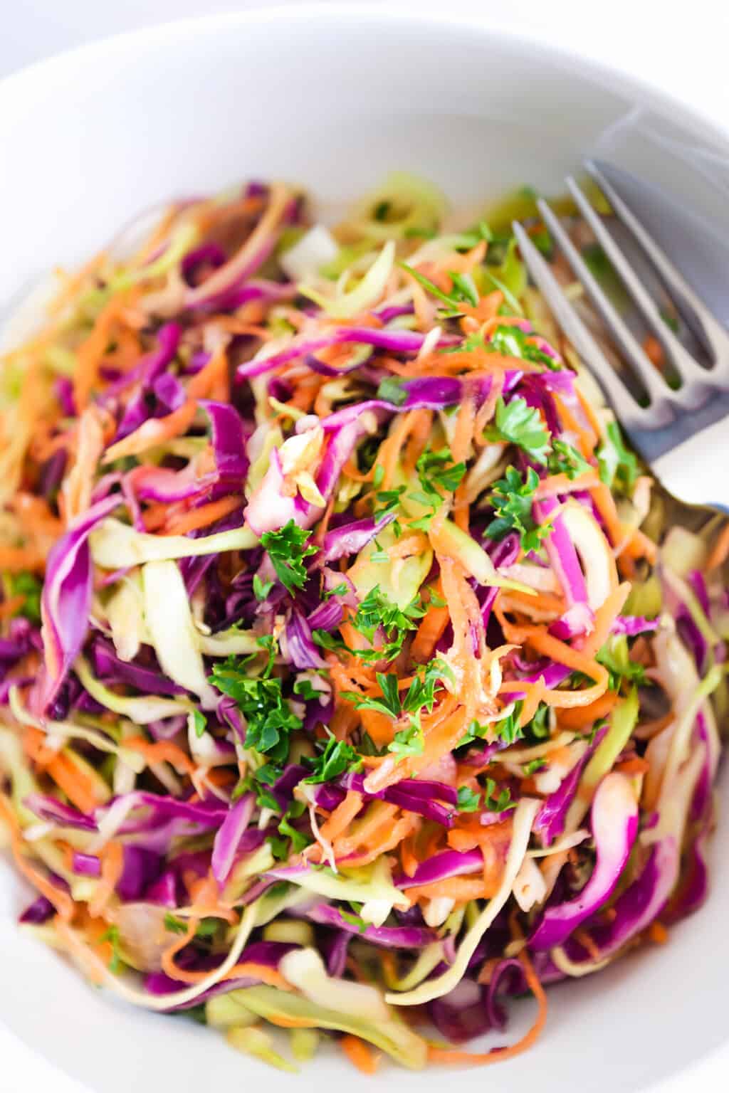 Vinegar Coleslaw No Mayonnaise Errens Kitchen 8574